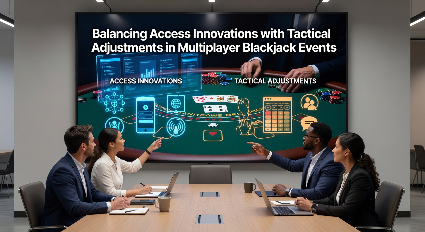 Strategische Anpassungen während eines laufenden Multiplayer-Blackjack-Turniers