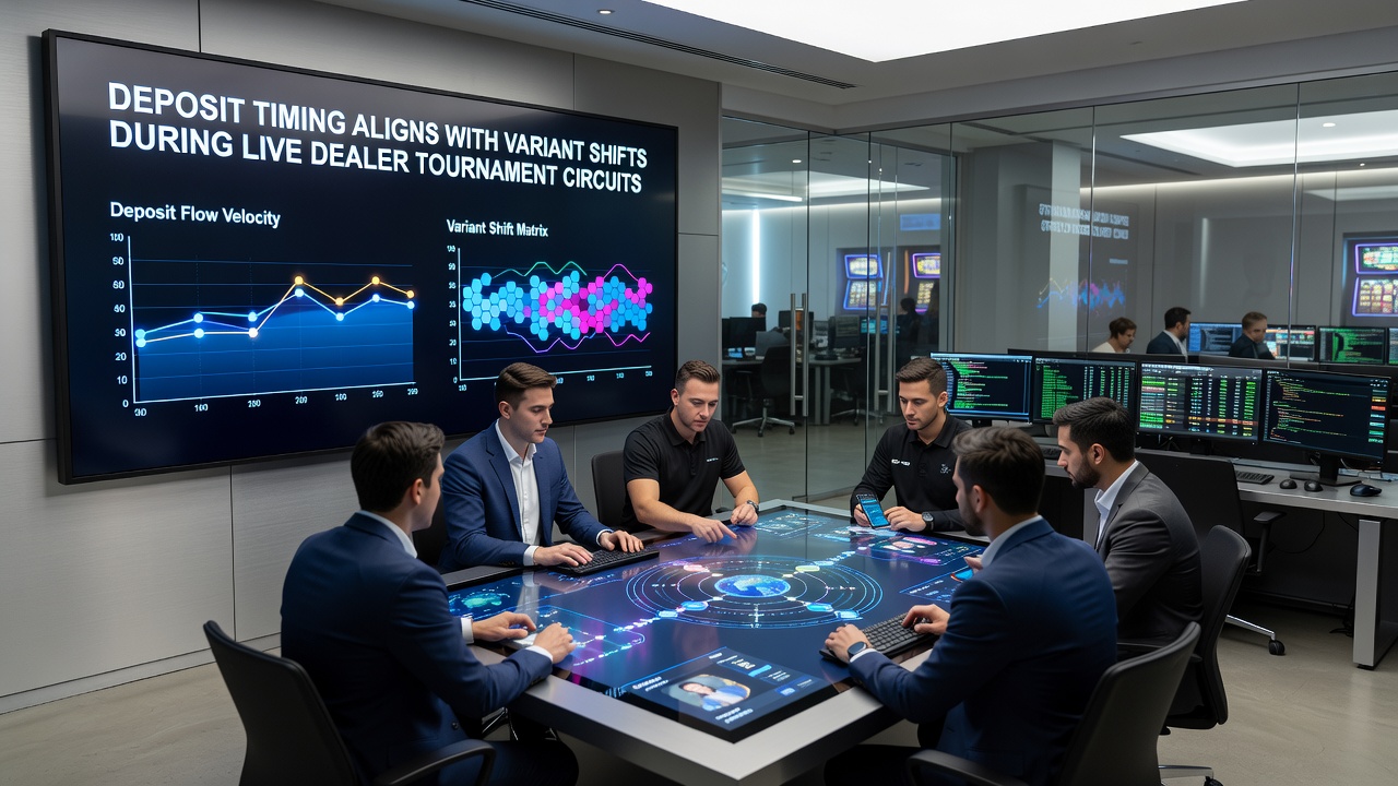 Spieler bei Live-Dealer-Turnier mit Fokus auf Einzahlungs- und Regeländerungen