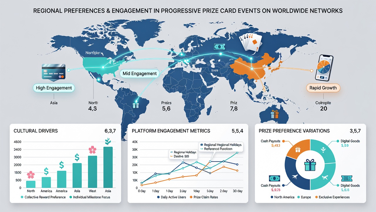 Analyse regionaler Präferenzen in progressiven Kartenevents mit weltweiter Vernetzung